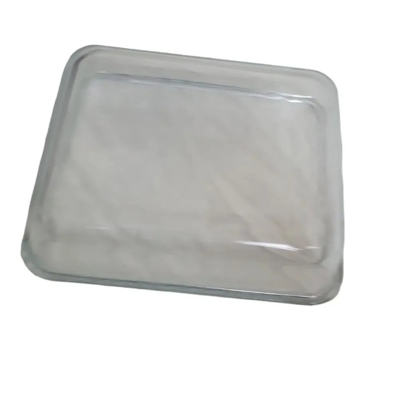 Vintage Pyrex Blue Tint Clear Glass Baking Dish 9 x 7 Rectangular 6 Cup 7211R - Picture 2 of 3